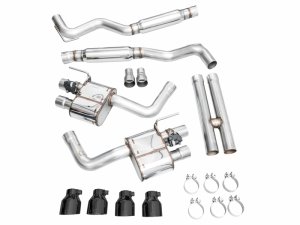 Ford Mustang Performance Exhaust - AWE Tuning - SwitchPath Cat Back - Diamond Black - 2024+